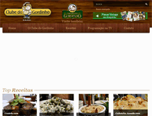 Tablet Screenshot of clubedogordinho.com.br